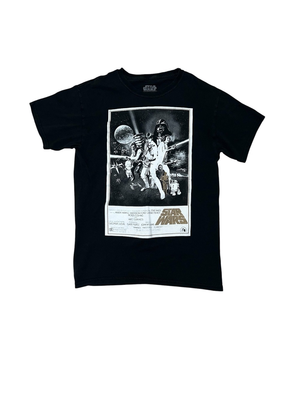 MAD Engine Star Wars Black T-shirt Women’s Size Medium 100% Cotton Graphic Top